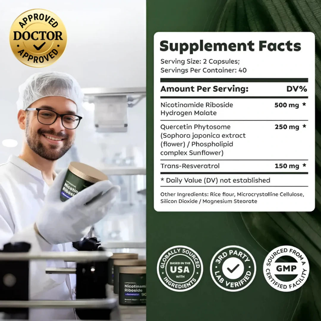 NAD+ Advanced Nicotinamida Ribósido + Resveratrol™