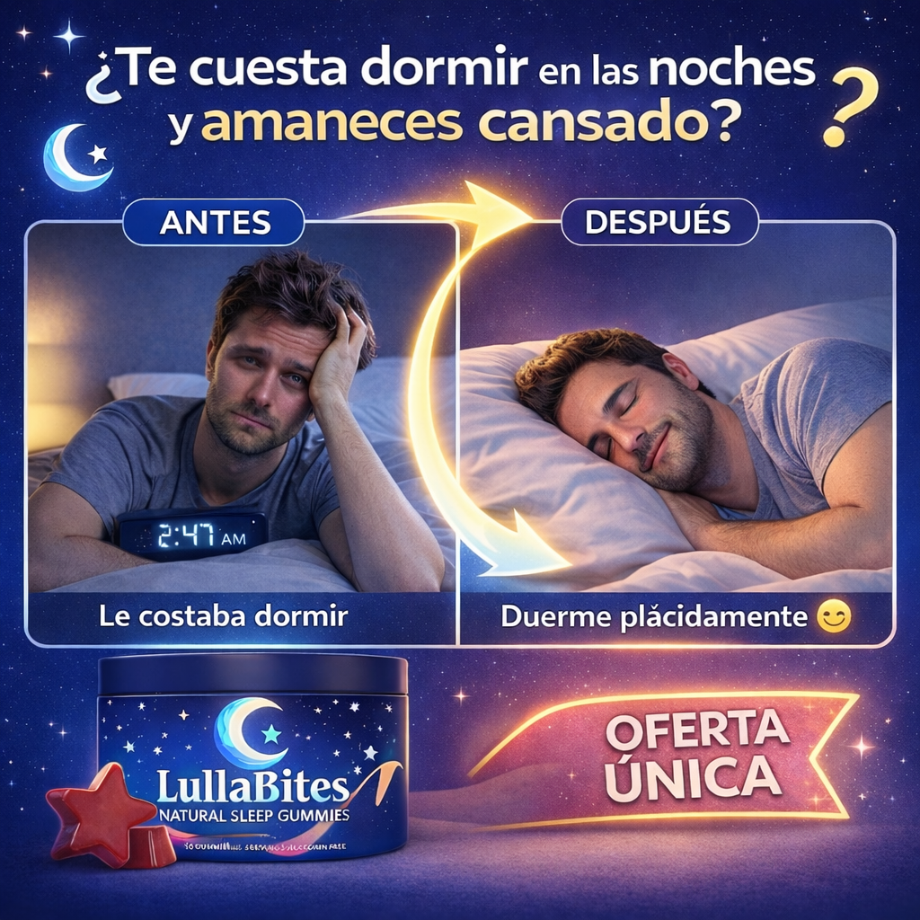 lulla bites™ gomitas naturales para dormir mejor