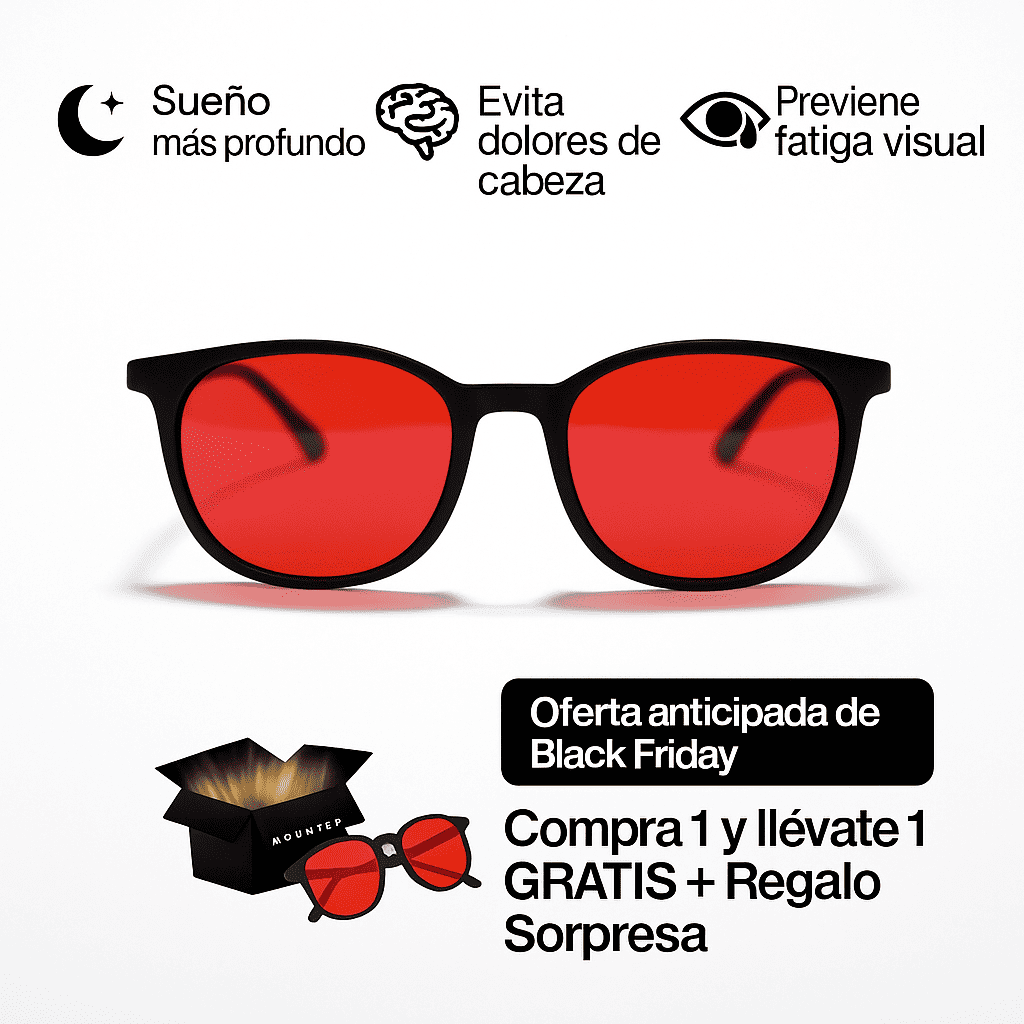 VISION™ Gafas Unisex Lente Rojo con Luz Azul PAGA 1 LLEVA 2