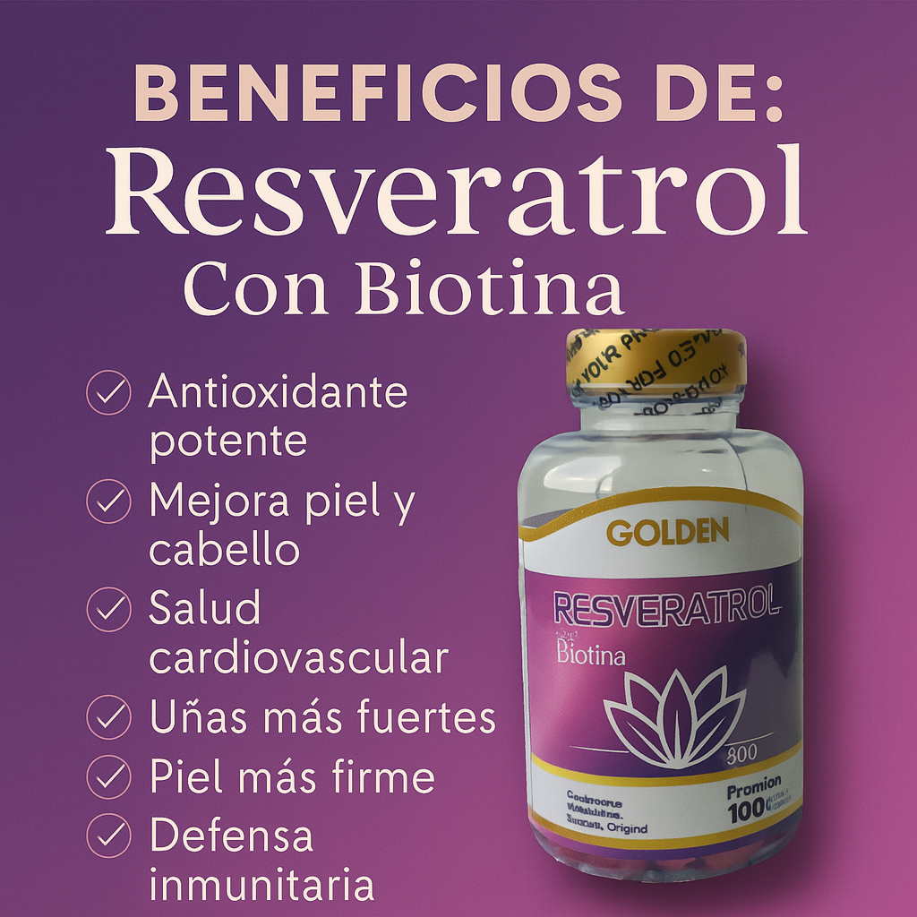 Resveratrol + Biotina