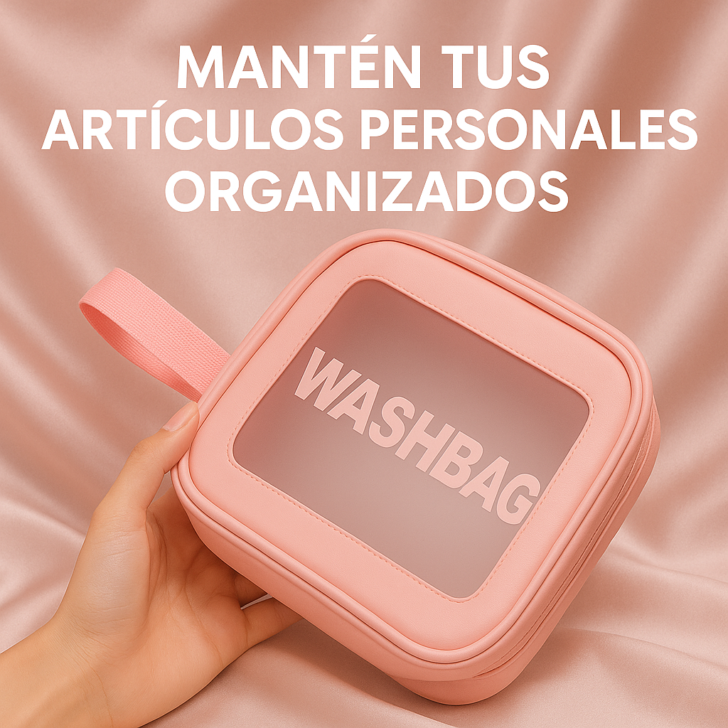 Washbag Rosa – Elegancia y Orden en un Solo Lugar