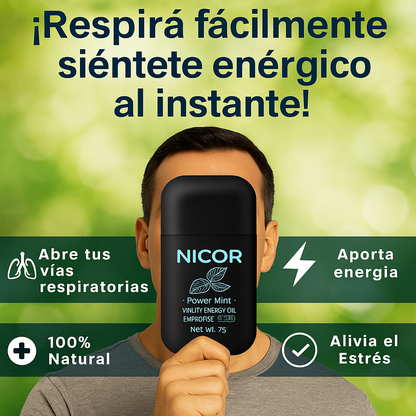 Dile adiós a la congestión y al cansancio mental: Inhalador Nasal
