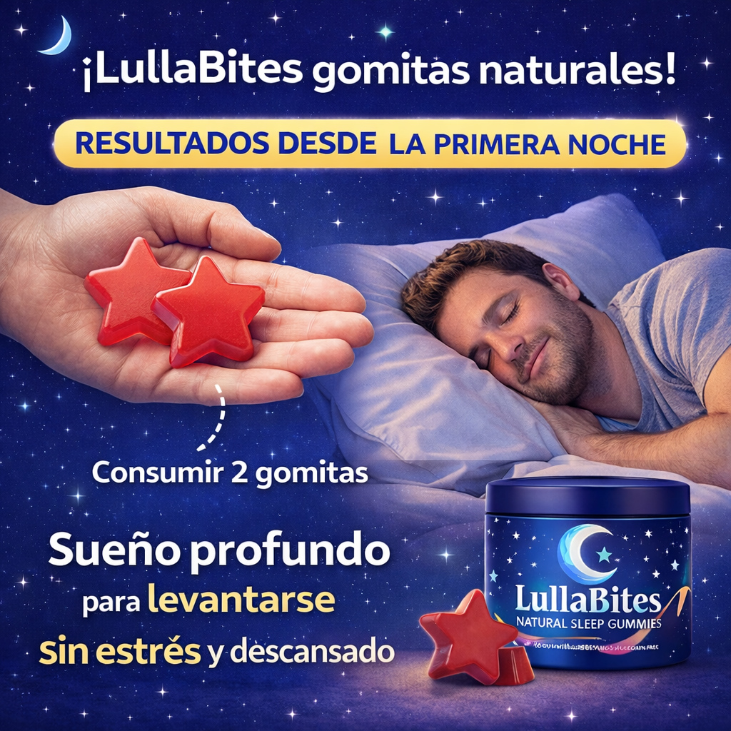 lulla bites™ gomitas naturales para dormir mejor