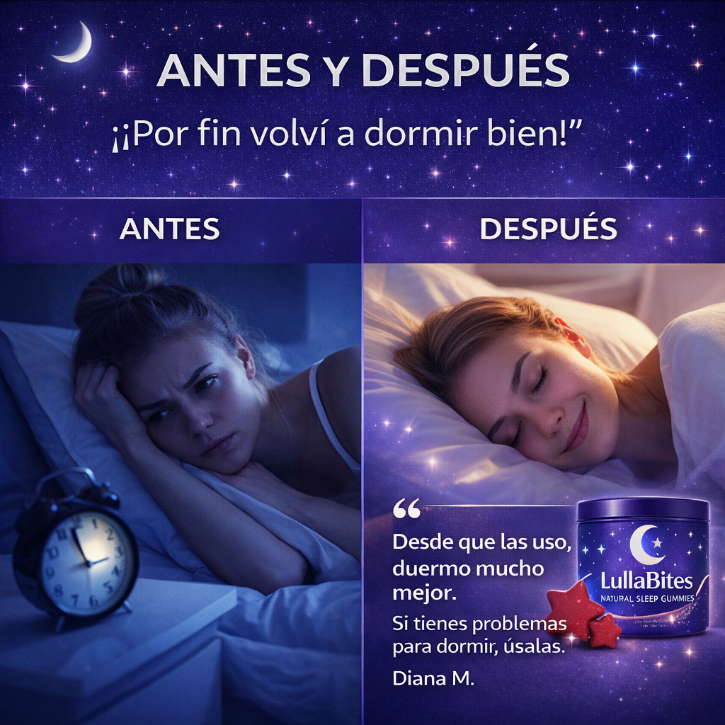 lulla bites™ gomitas naturales para dormir mejor