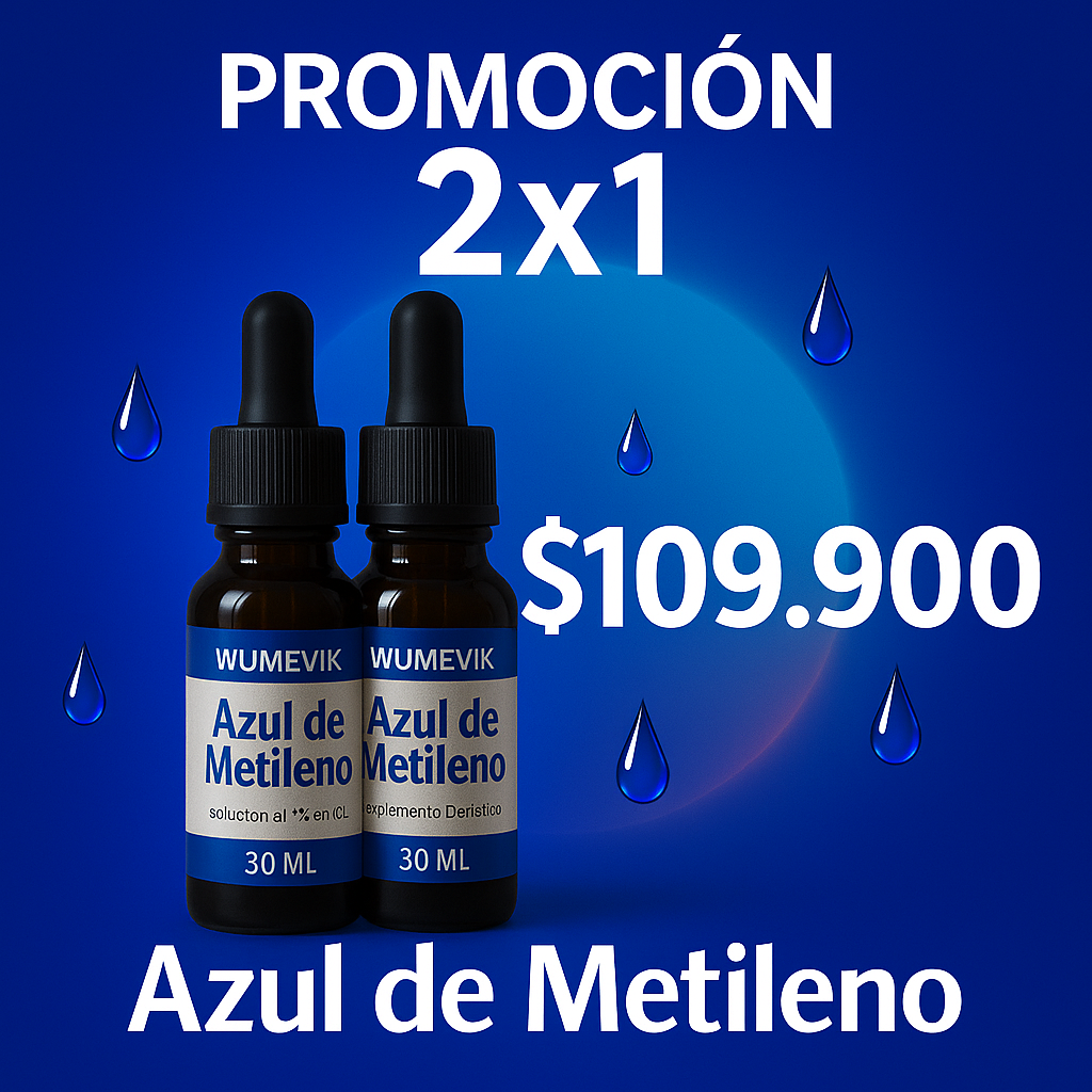OFERTA 2x1 Azul de Metileno Puro al 1%