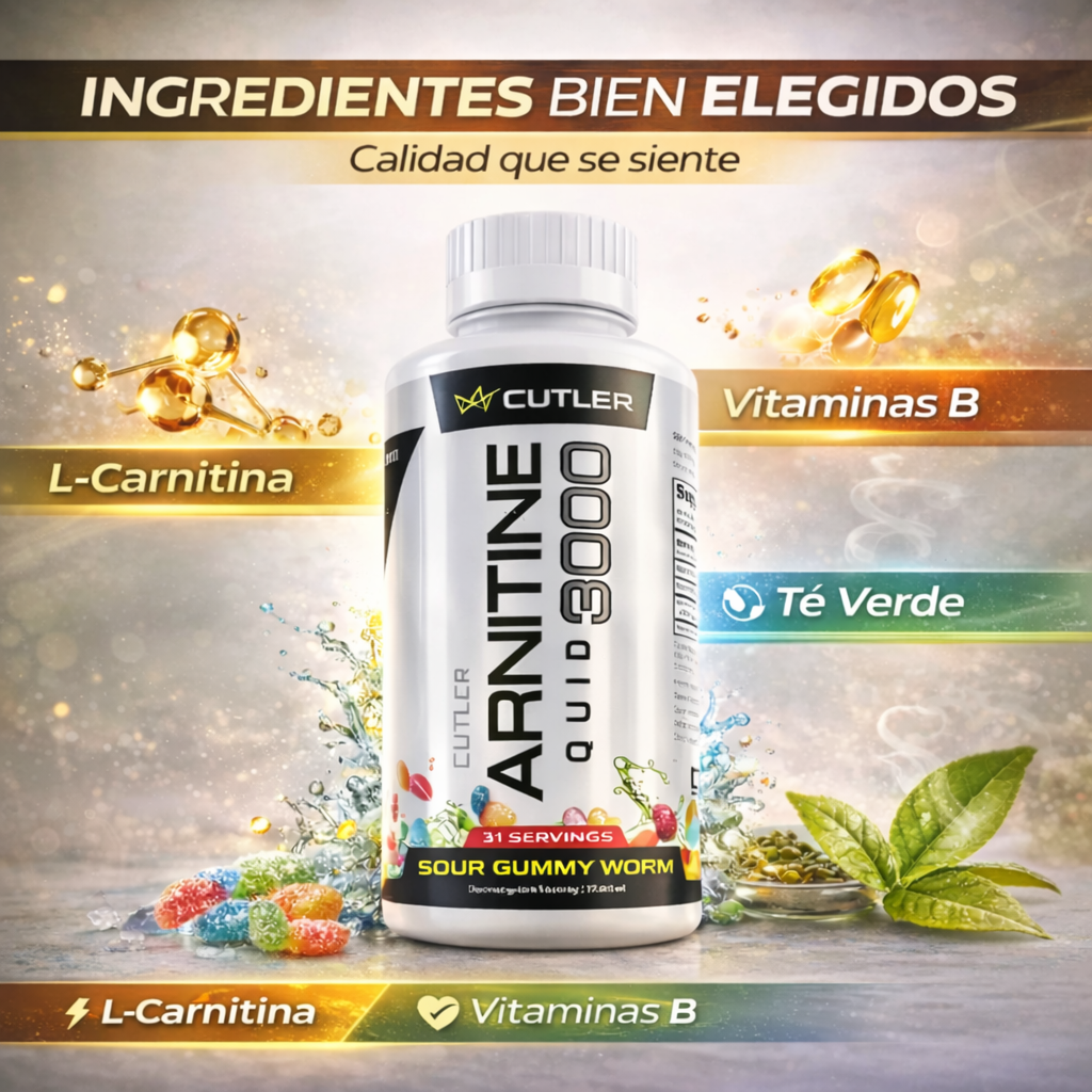 L-Carnitina líquida 3000 - Más energía, más enfoque, más resultados