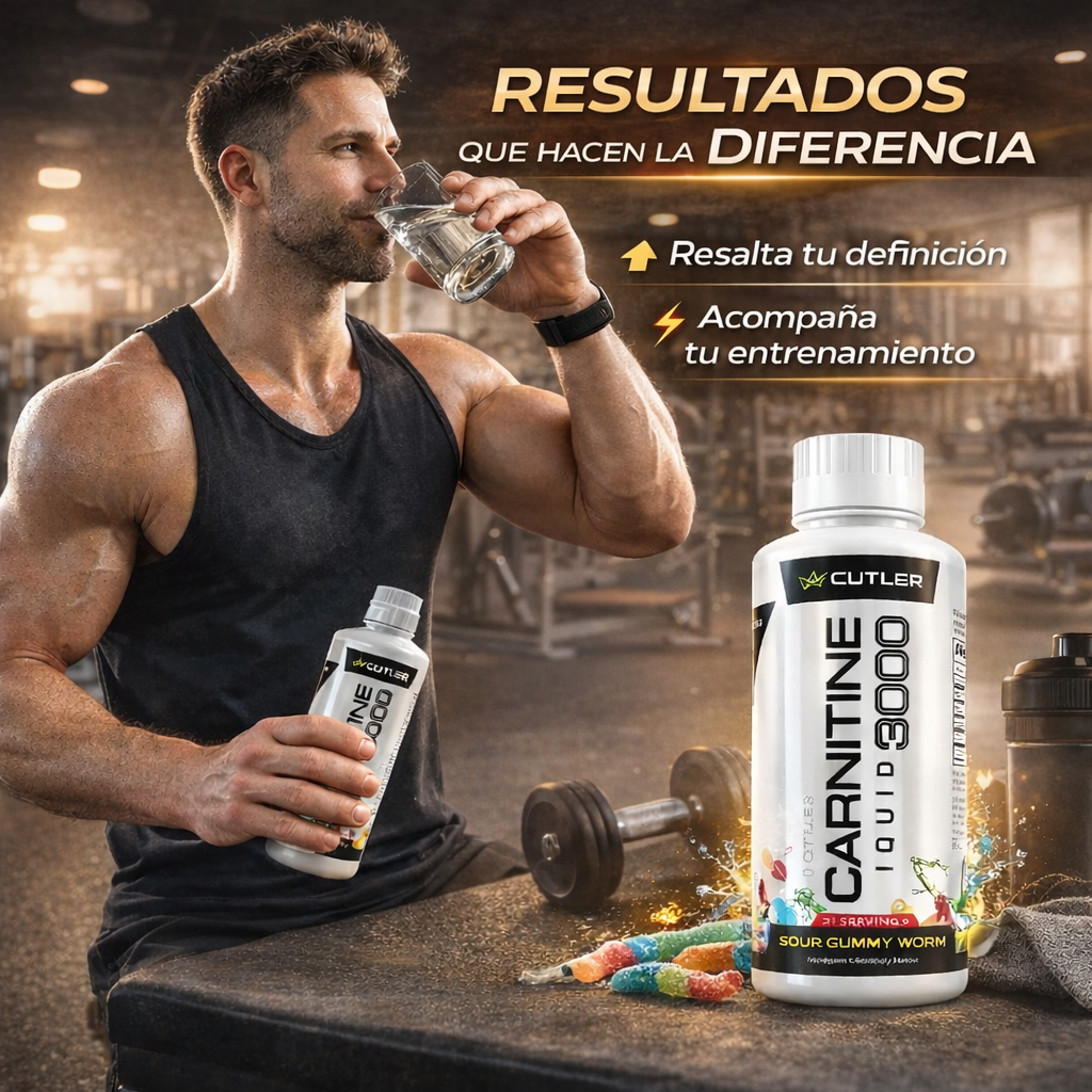 L-Carnitina líquida 3000 - Más energía, más enfoque, más resultados