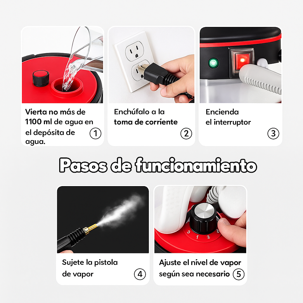 Multi Limpiador a Vapor CleanPro™