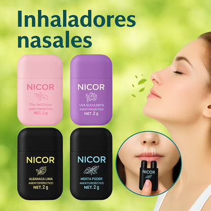 Dile adiós a la congestión y al cansancio mental: Inhalador Nasal