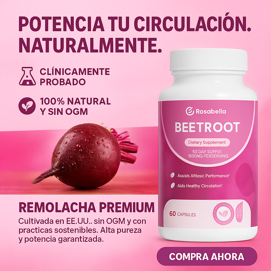 Vuelve a sentirte con energía, enfoque y vitalidad BeetRoot™ + Regalo sorpresa gratis