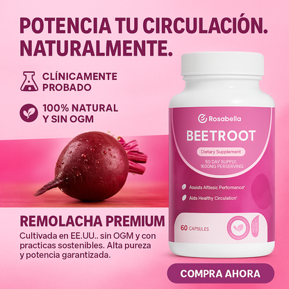 Vuelve a sentirte con energía, enfoque y vitalidad BeetRoot™ + Regalo sorpresa gratis