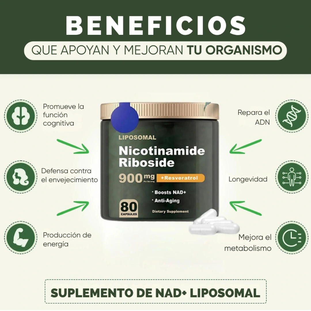 NAD+ Advanced Nicotinamida Ribósido + Resveratrol™