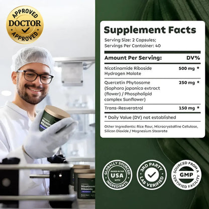 NAD+ Advanced Nicotinamida Ribósido + Resveratrol™