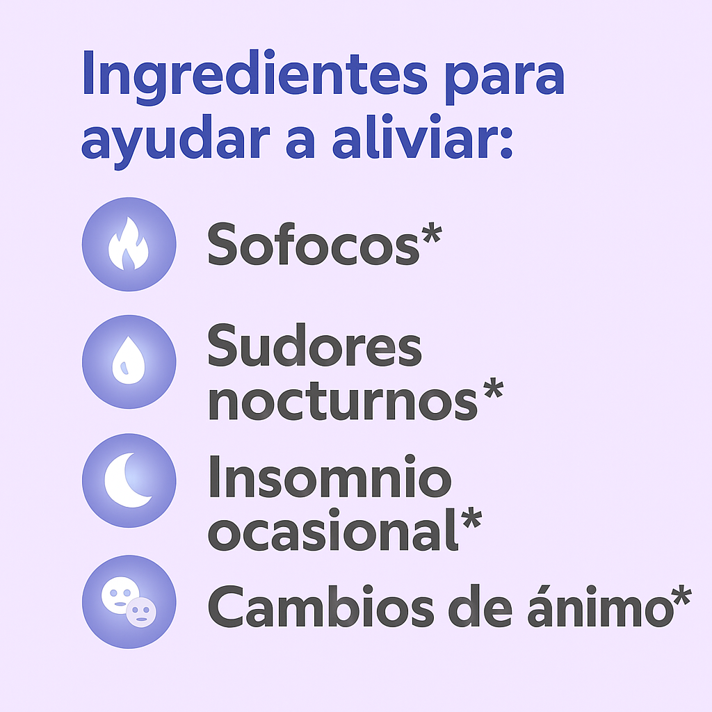Cápsulas vitamínicas para la menopausia